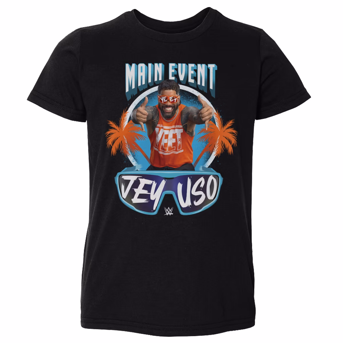 Toddler 500 Level Black Jey Uso Main Event Palms T-Shirt 1 Toddler 500 Level Black Jey Uso Main Event Palms T-Shirt