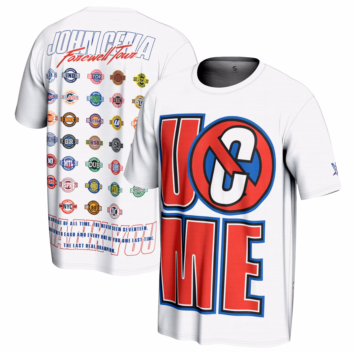 Men's ProSphere White John Cena Thank You Cena T-Shirt 19 Men's ProSphere White John Cena Thank You Cena T-Shirt