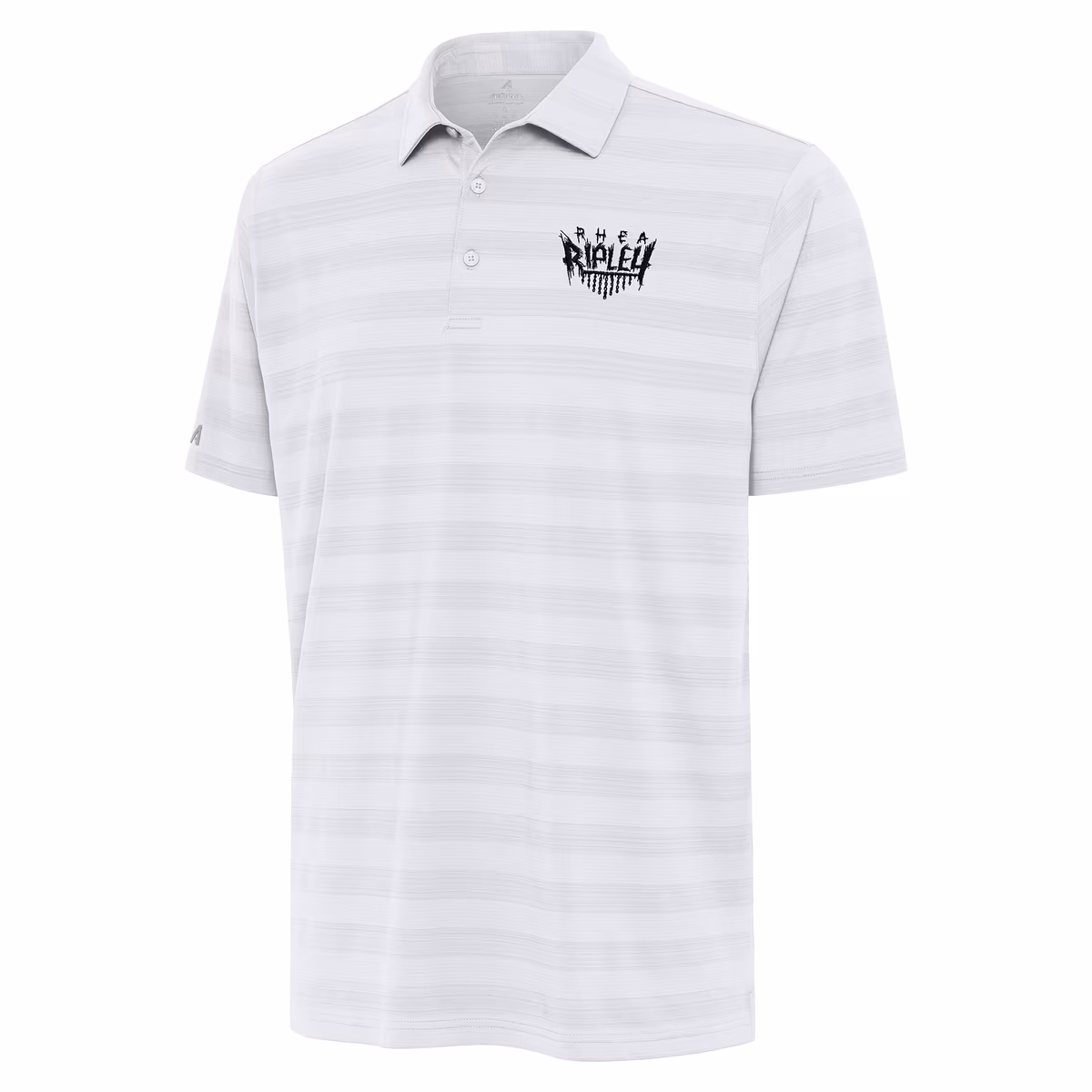 Men's Antigua White Rhea Ripley Tunnel Polo 3 Men's Antigua White Rhea Ripley Tunnel Polo