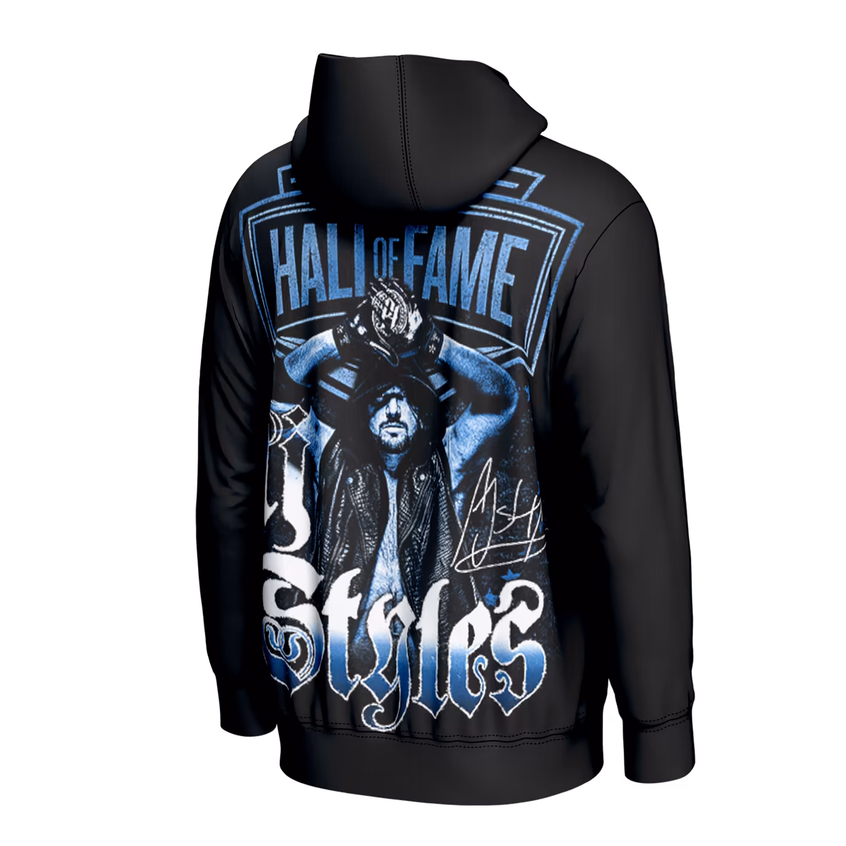 Youth ProSphere Black AJ Styles WWE Hall of Fame Hoodie 4 Youth ProSphere Black AJ Styles WWE Hall of Fame Hoodie