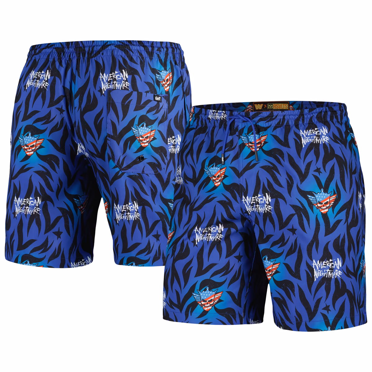 Men's RSVLTS Blue Cody Rhodes American Nightmare Hybrid Swim Shorts