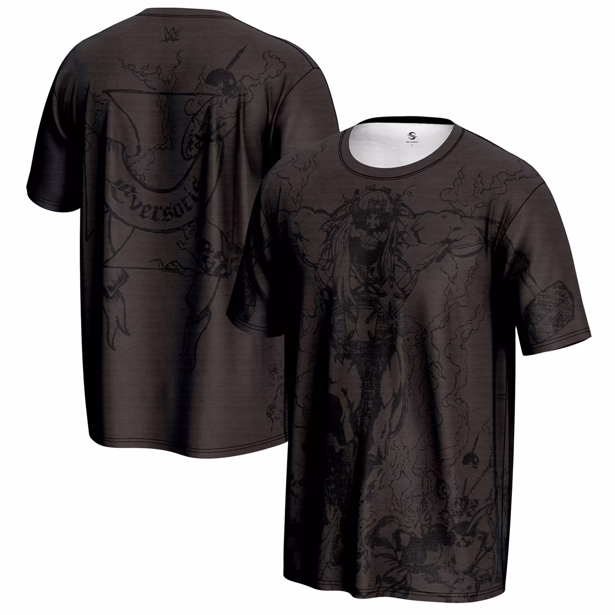 Youth ProSphere Black Triple H Skull King T-Shirt