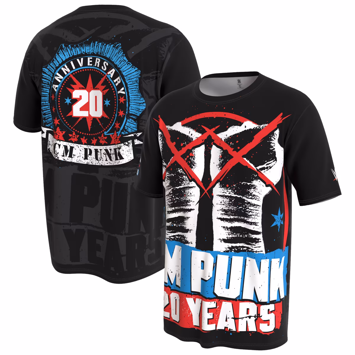 Youth ProSphere Black CM Punk 20 Years T-Shirt 2 Youth ProSphere Black CM Punk 20 Years T-Shirt