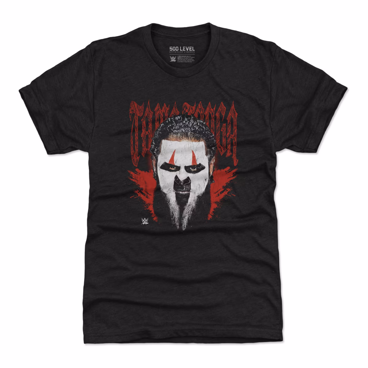 Men's 500 Level  Black Tama Tonga Scream Tri-Blend T-Shirt