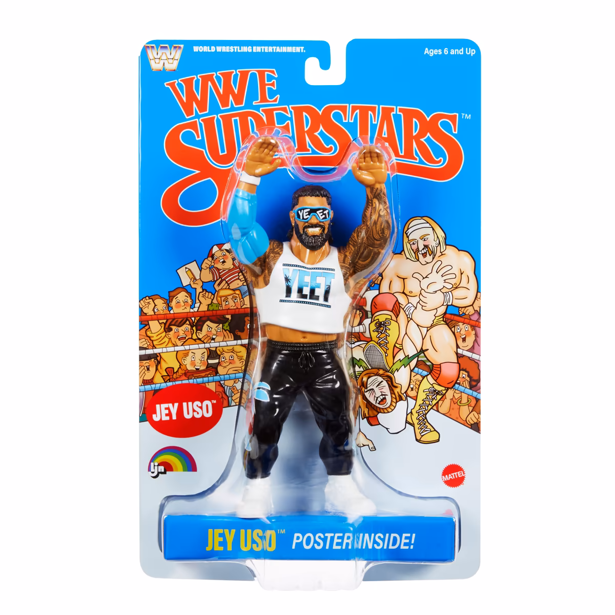 Jey Uso WWE Mattel LJN Superstars Series 5 Action Figure 4 Jey Uso WWE Mattel LJN Superstars Series 5 Action Figure