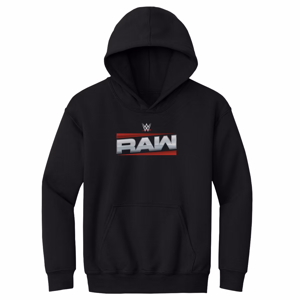 Youth 500 Level Black RAW Logo Pullover Hoodie