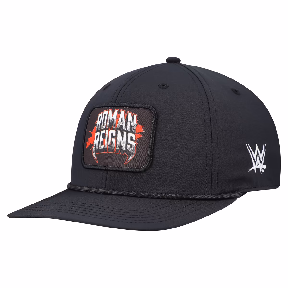 Men's Black Roman Reigns WWE Poly Patch Back 9 Snapback Hat 2 Men's Black Roman Reigns WWE Poly Patch Back 9 Snapback Hat