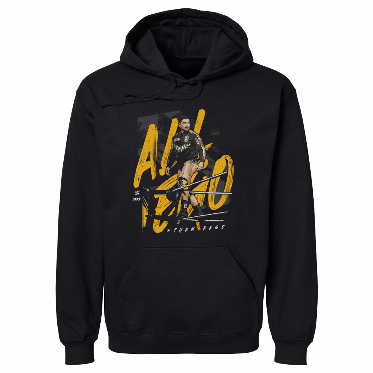 Men's 500 Level  Black Ethan Page All Ego Pullover Hoodie