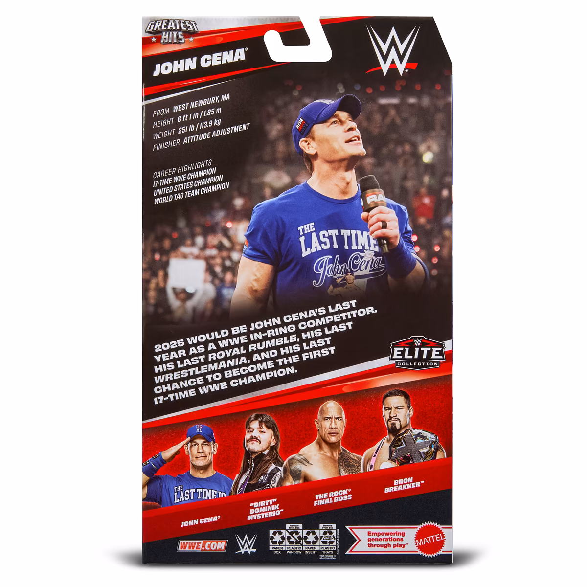 Mattel John Cena Elite Collection Series Greatest Hits Action Figure 3 Mattel John Cena Elite Collection Series Greatest Hits Action Figure