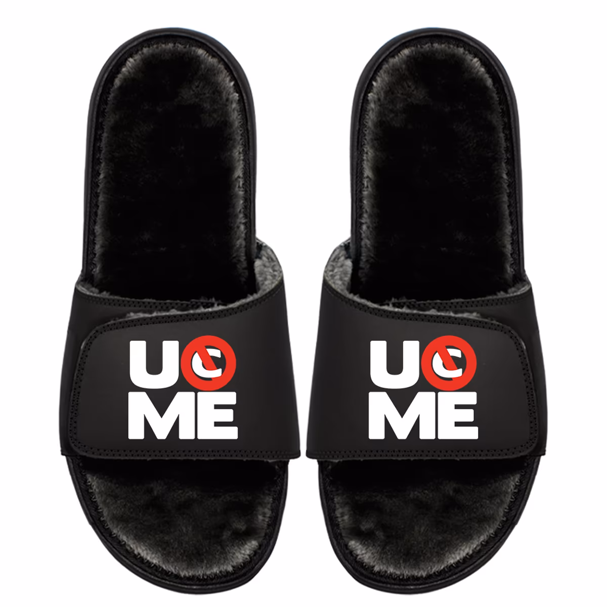 Youth ISlide Black John Cena Fur Wordmark Slide Sandals 14 Youth ISlide Black John Cena Fur Wordmark Slide Sandals