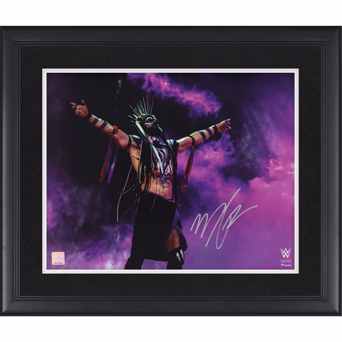 Finn Bálor WWE Autographed Framed 16" x 20" Demon Entrance Photograph 2 Finn Bálor WWE Autographed Framed 16" x 20" Demon Entrance Photograph
