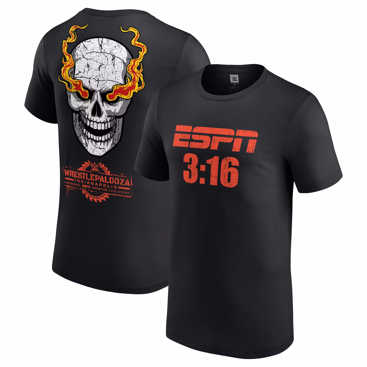 Men's Black WWE ESPN 3:16 T-Shirt 8 Men's Black WWE ESPN 3:16 T-Shirt