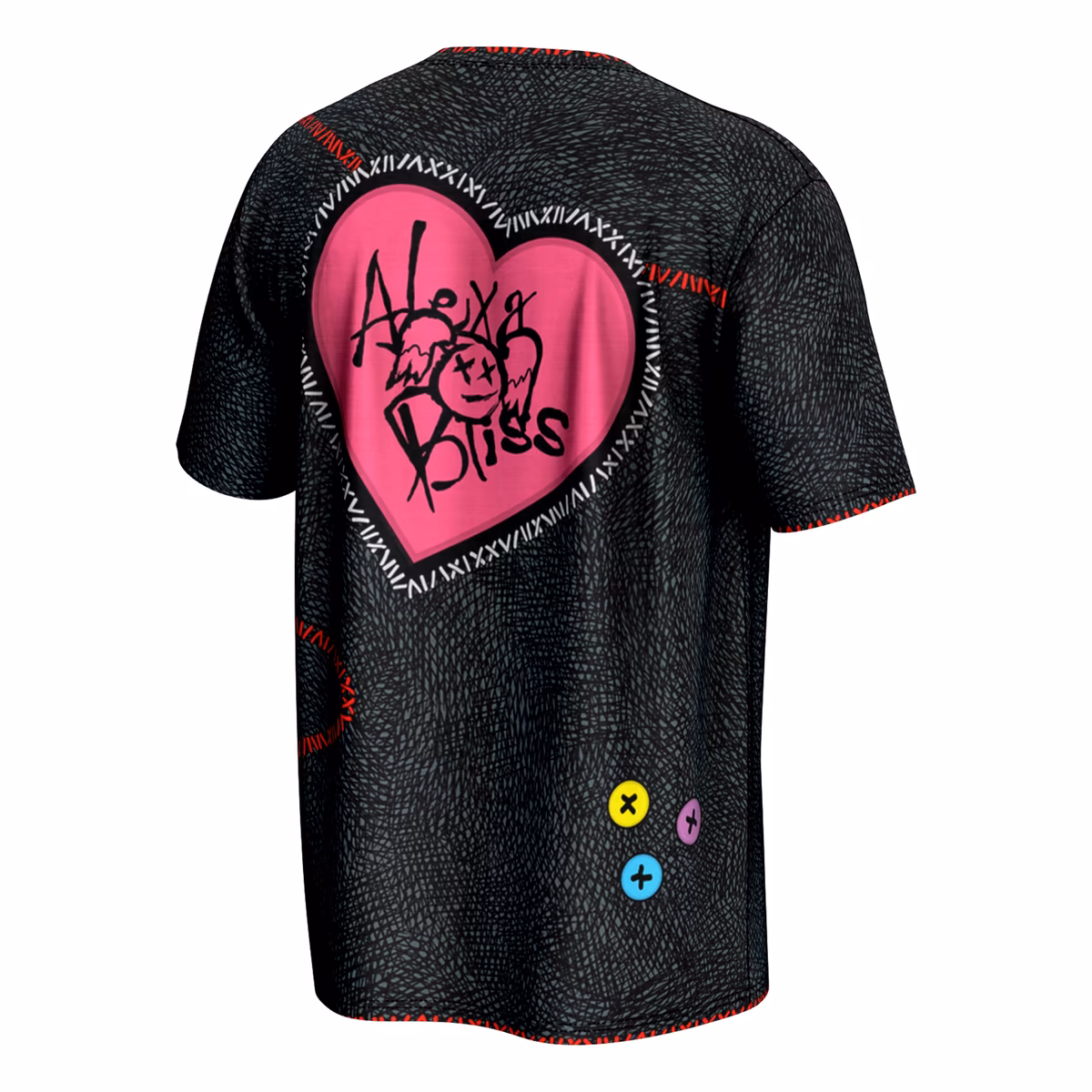 Youth ProSphere Black Alexa Bliss Doll T-Shirt 4 Youth ProSphere Black Alexa Bliss Doll T-Shirt