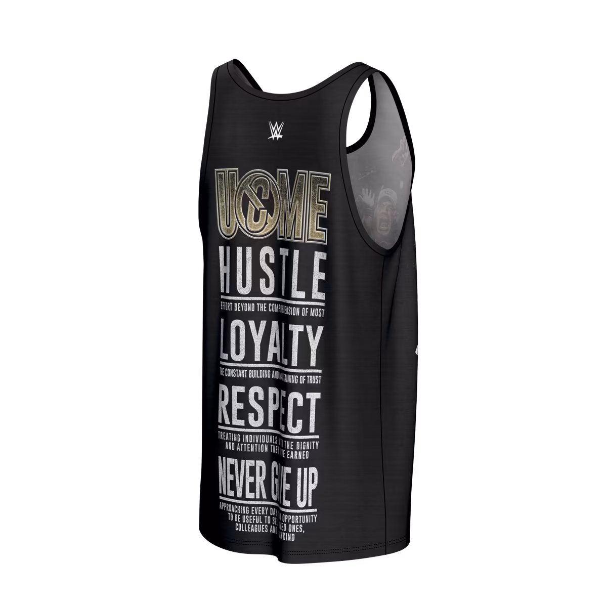 Men's ProSphere Black John Cena Thank You Tank 4 Men's ProSphere Black John Cena Thank You Tank