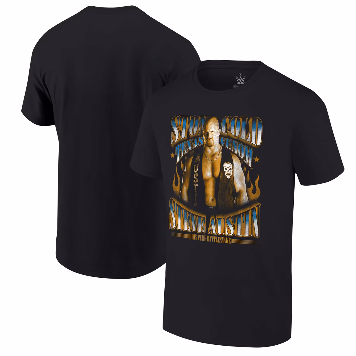 Men's Ripple Junction Black "Stone Cold" Steve Austin Texas Venom T-Shirt