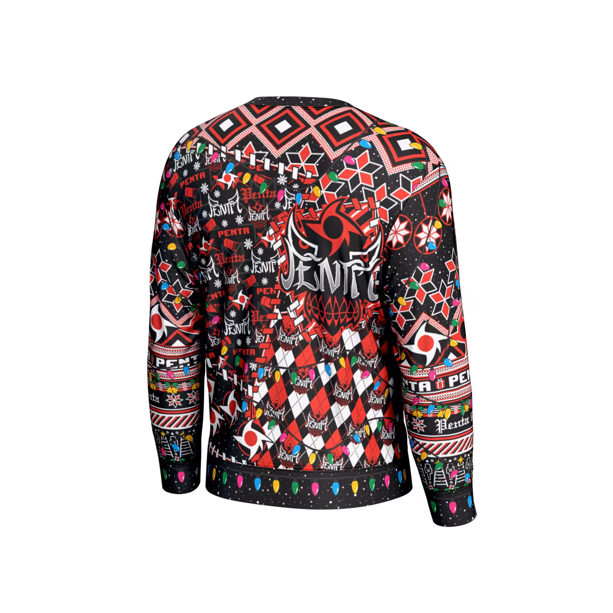 Youth ProSphere Black Penta Holiday Sweater 4 Youth ProSphere Black Penta Holiday Sweater
