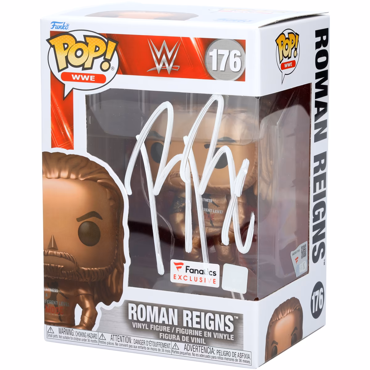 Roman Reigns Autographed #176 Fanatics Exclusive Funko Pop! Figurine 2 Roman Reigns Autographed #176 Fanatics Exclusive Funko Pop! Figurine