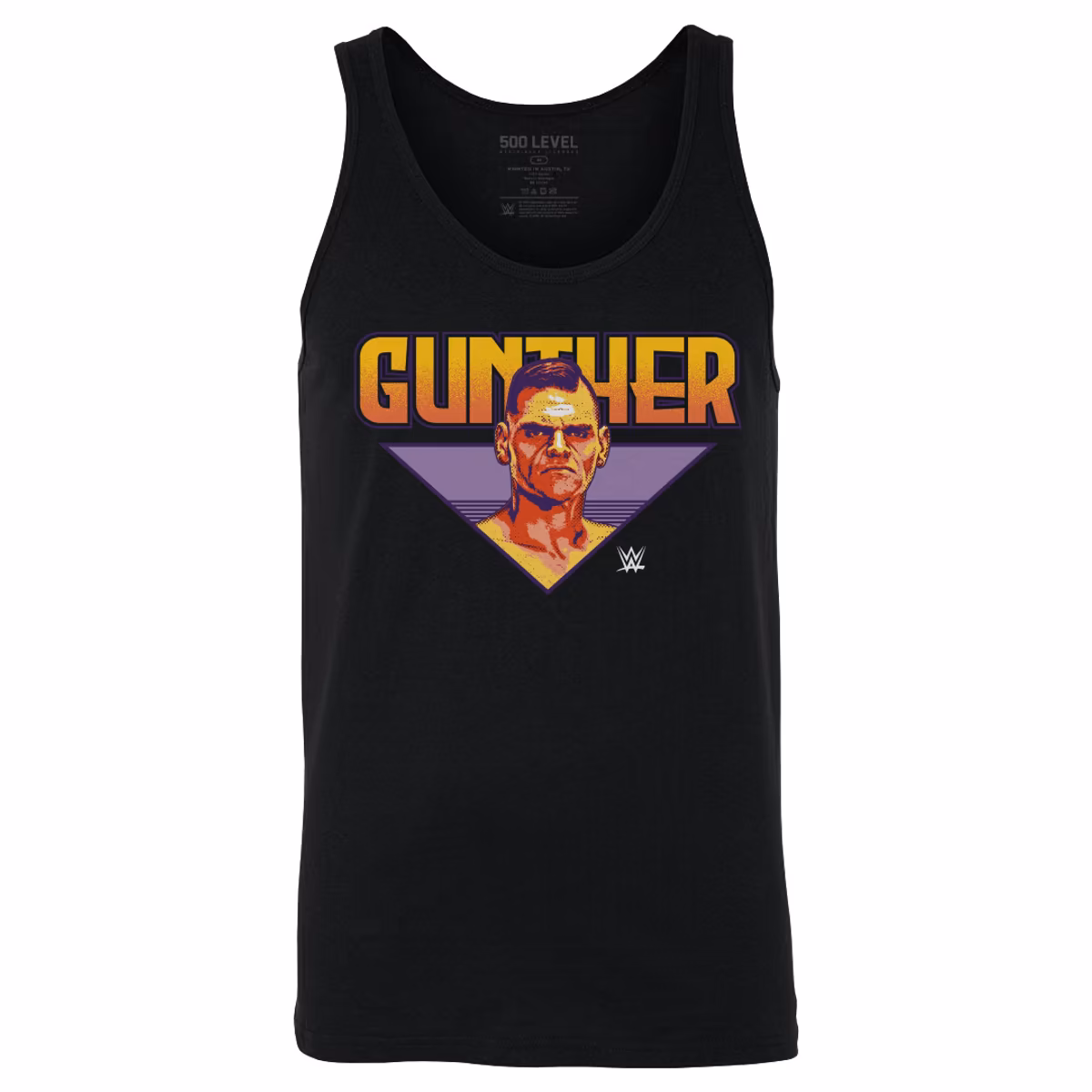 Men's 500 Level Black Gunther Comic Tank Top 2 Men's 500 Level Black Gunther Comic Tank Top