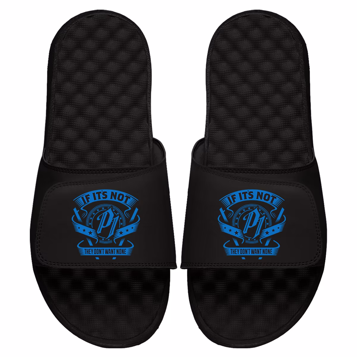 Men's ISlide Black AJ Styles Slide Sandals 8 Men's ISlide Black AJ Styles Slide Sandals