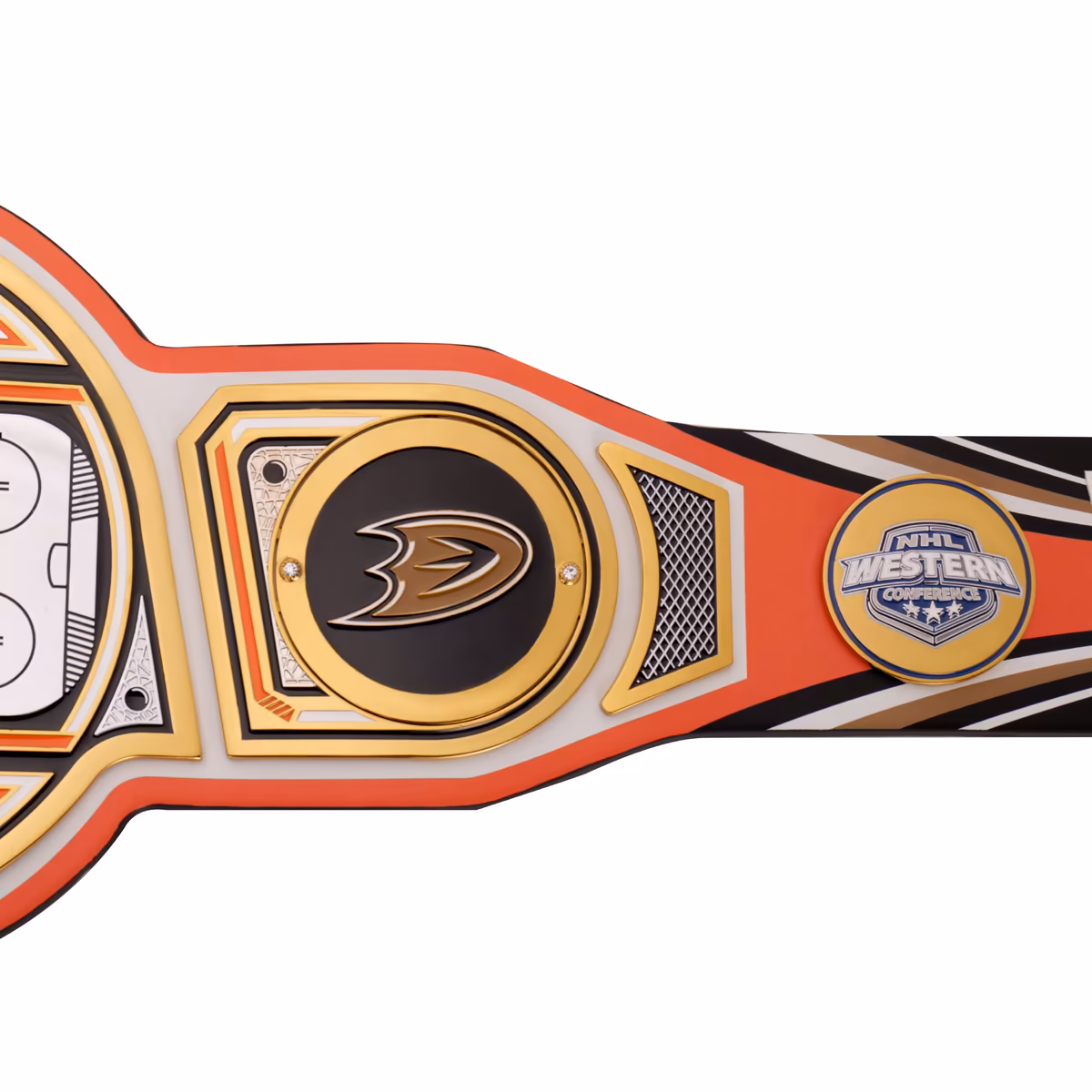 Anaheim Ducks WWE Legacy Title Belt 8 Anaheim Ducks WWE Legacy Title Belt