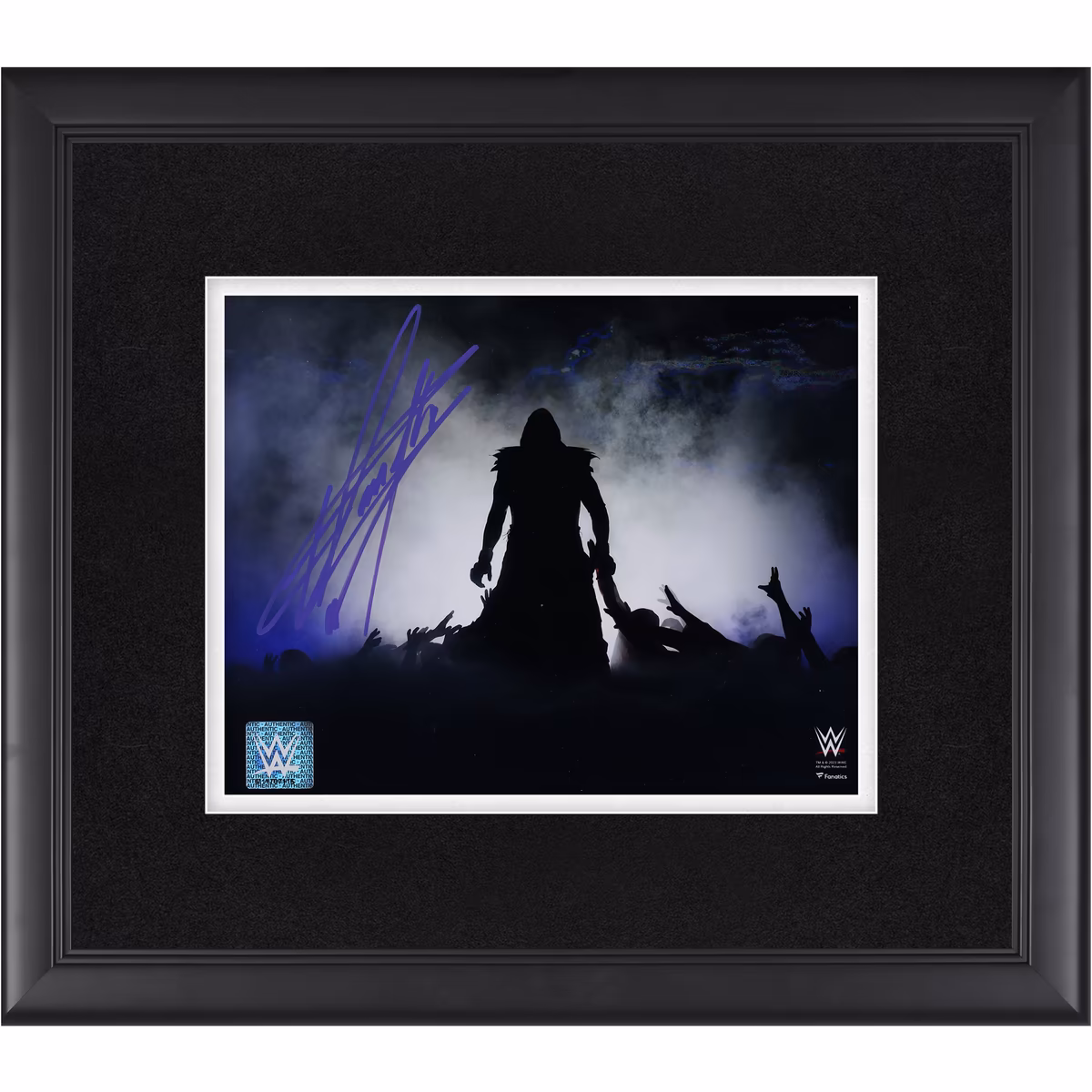 The Undertaker WWE Autographed Framed 8" x 10" WrestleMania 29 Entrance Photograph 8 The Undertaker WWE Autographed Framed 8" x 10" WrestleMania 29 Entrance Photograph