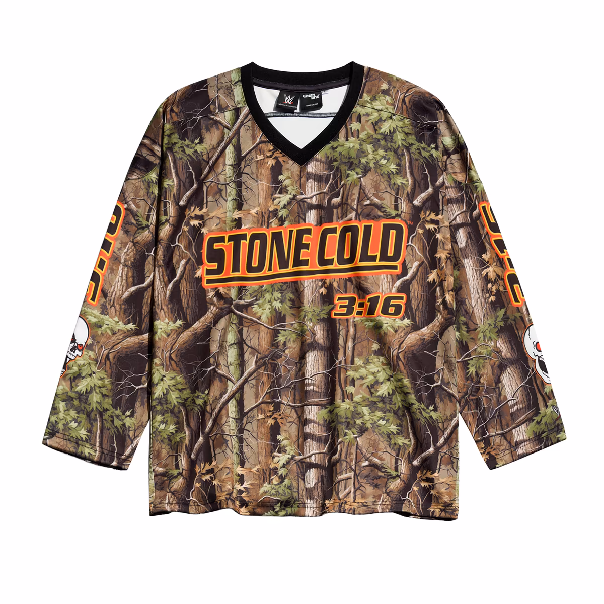 Men's Chalk Line Camo "Stone Cold" Steve Austin Split Hockey Jersey 3 Men's Chalk Line Camo "Stone Cold" Steve Austin Split Hockey Jersey
