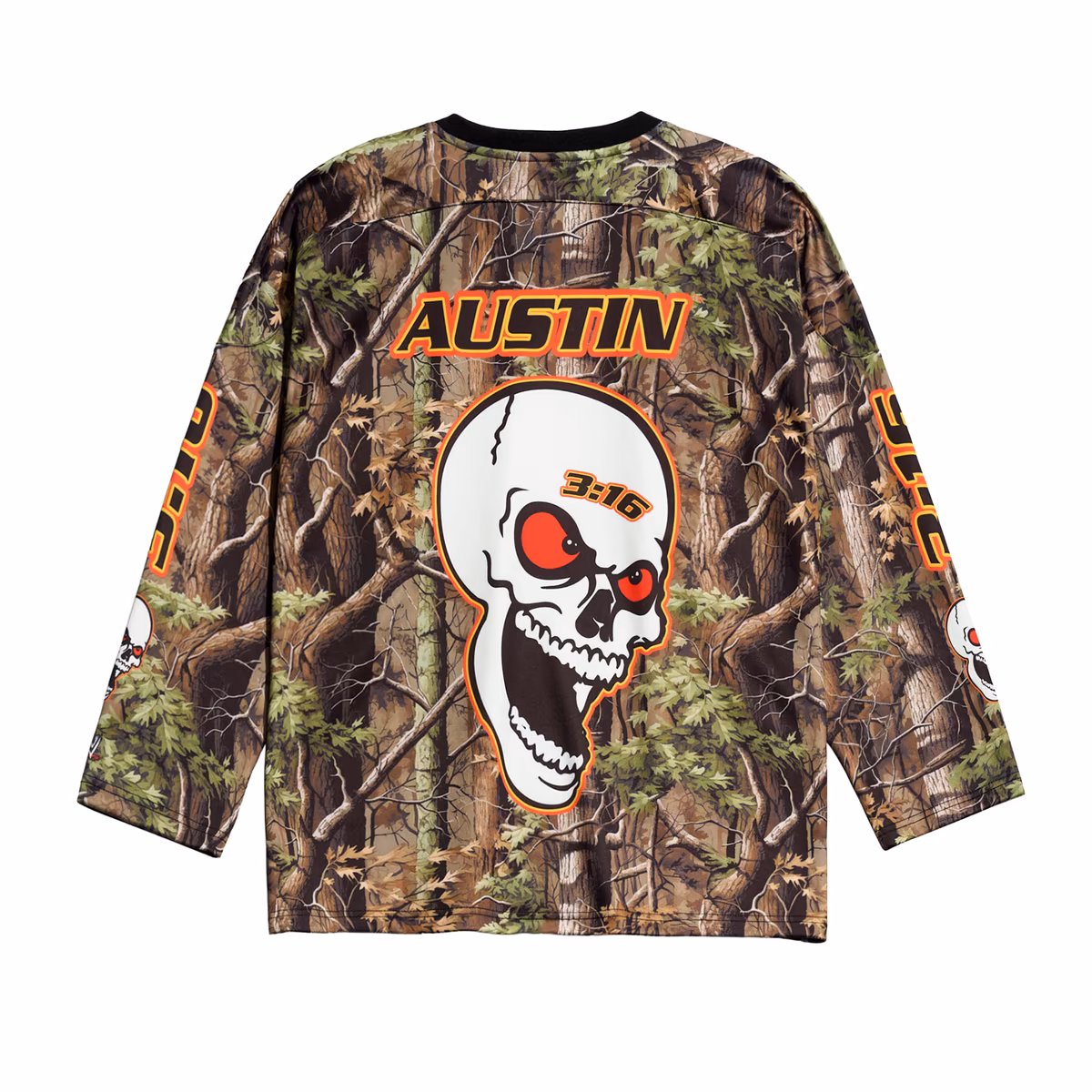 Men's Chalk Line Camo "Stone Cold" Steve Austin Split Hockey Jersey 4 Men's Chalk Line Camo "Stone Cold" Steve Austin Split Hockey Jersey
