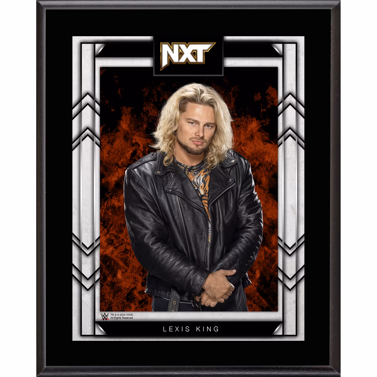 Lexis King WWE NXT 10.5" x 13" Sublimated Plaque