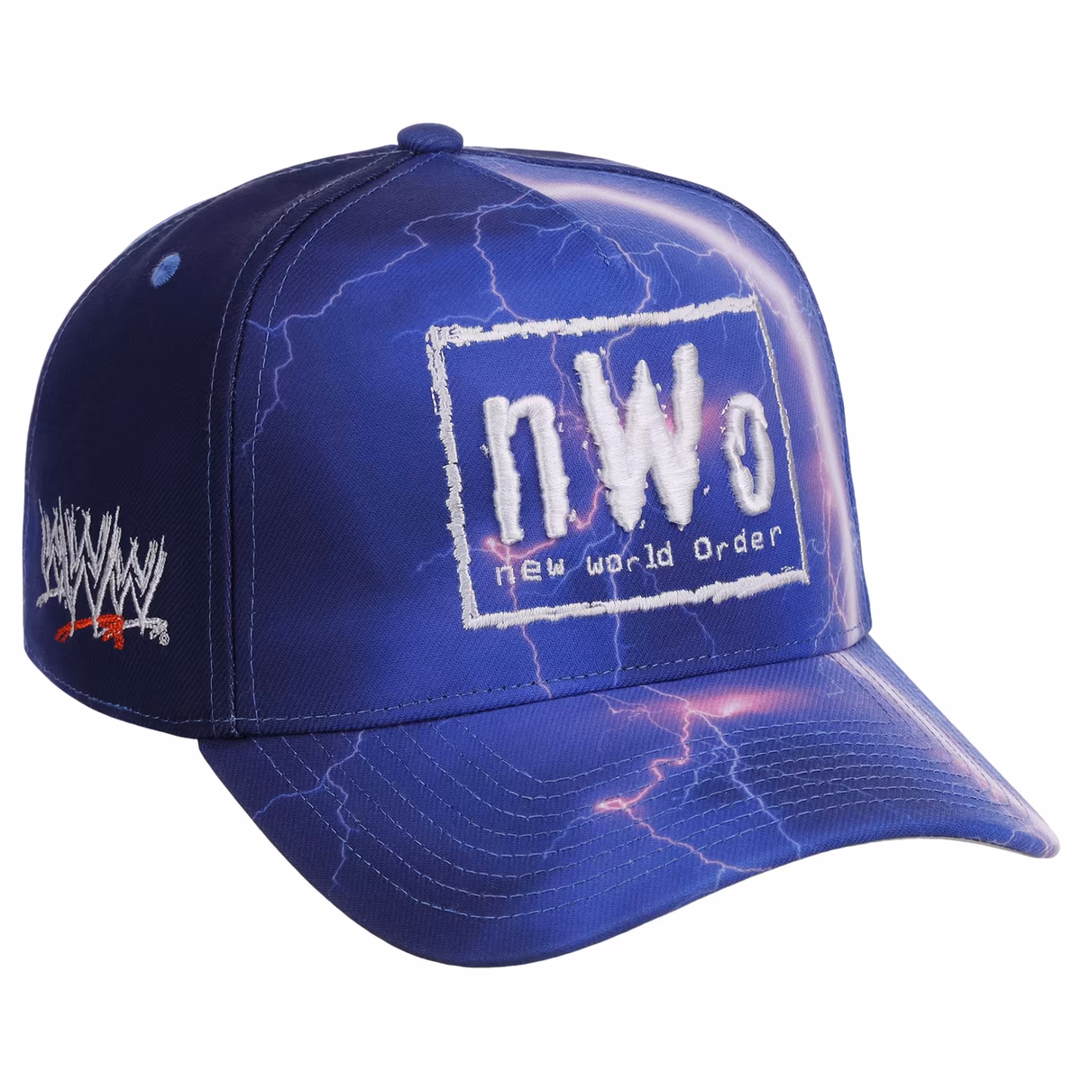 Men's WWE x John Geiger Purple nWo Lightning Adjustable Hat 9 Men's WWE x John Geiger Purple nWo Lightning Adjustable Hat