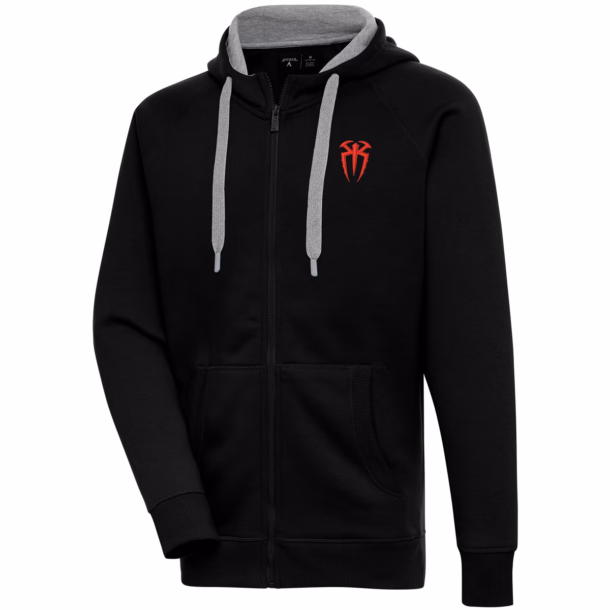 Men's Antigua  Black Roman Reigns Victory Full-Zip Hoodie