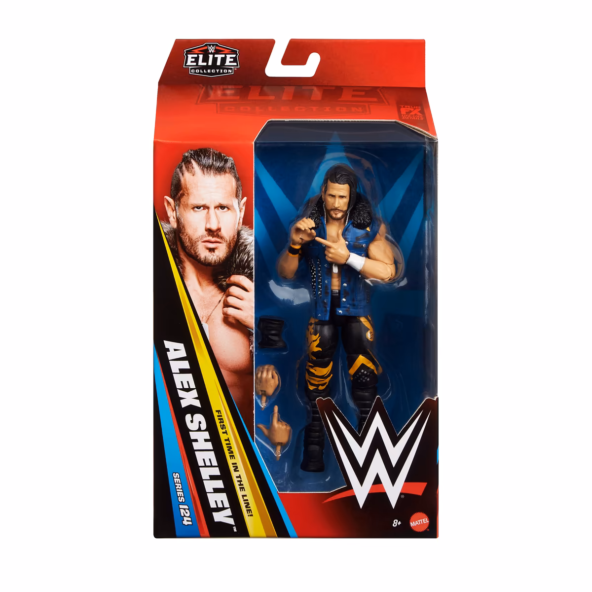 Mattel Motor City Machine Guns Alex Shelley Elite Collection Series 124 Action Figure