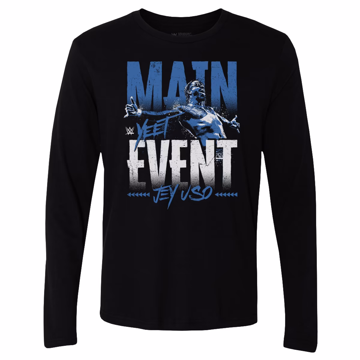 Men's 500 Level Black Jey Uso Main Event Long Sleeve T-Shirt