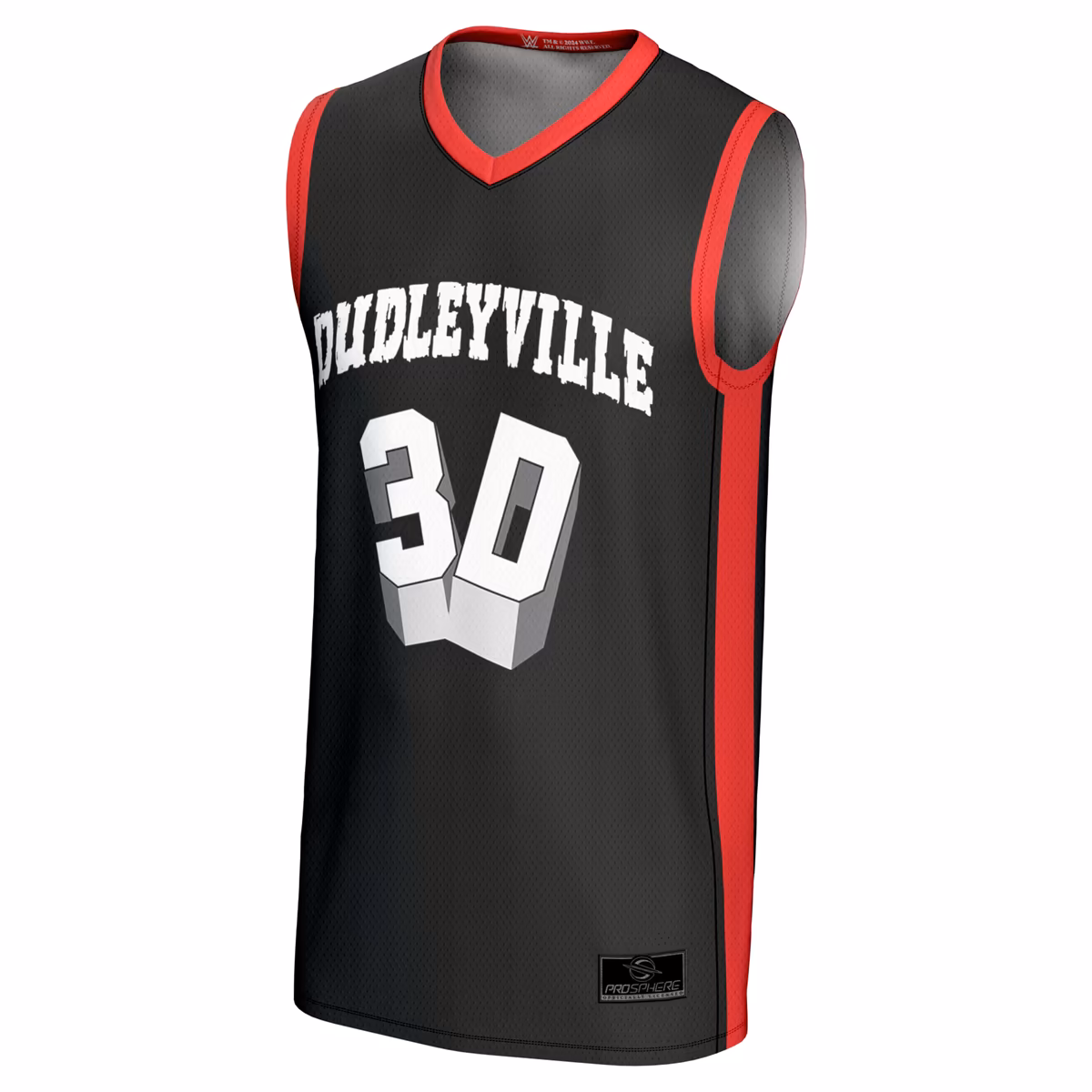 Men's ProSphere Black/Red The Dudley Boyz Dudleyville 3D Fashion Basketball Jersey 3 Men's ProSphere Black/Red The Dudley Boyz Dudleyville 3D Fashion Basketball Jersey