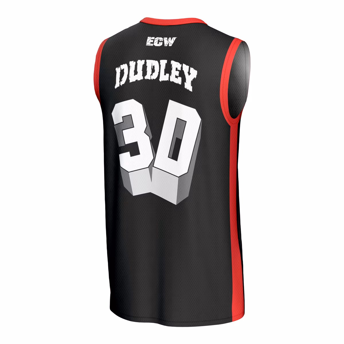 Men's ProSphere Black/Red The Dudley Boyz Dudleyville 3D Fashion Basketball Jersey 4 Men's ProSphere Black/Red The Dudley Boyz Dudleyville 3D Fashion Basketball Jersey