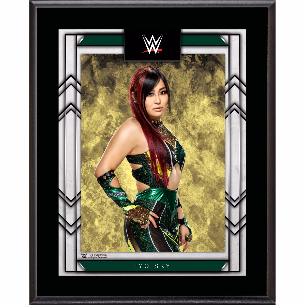 IYO SKY WWE Framed 10.5" x 13" Sublimated Plaque