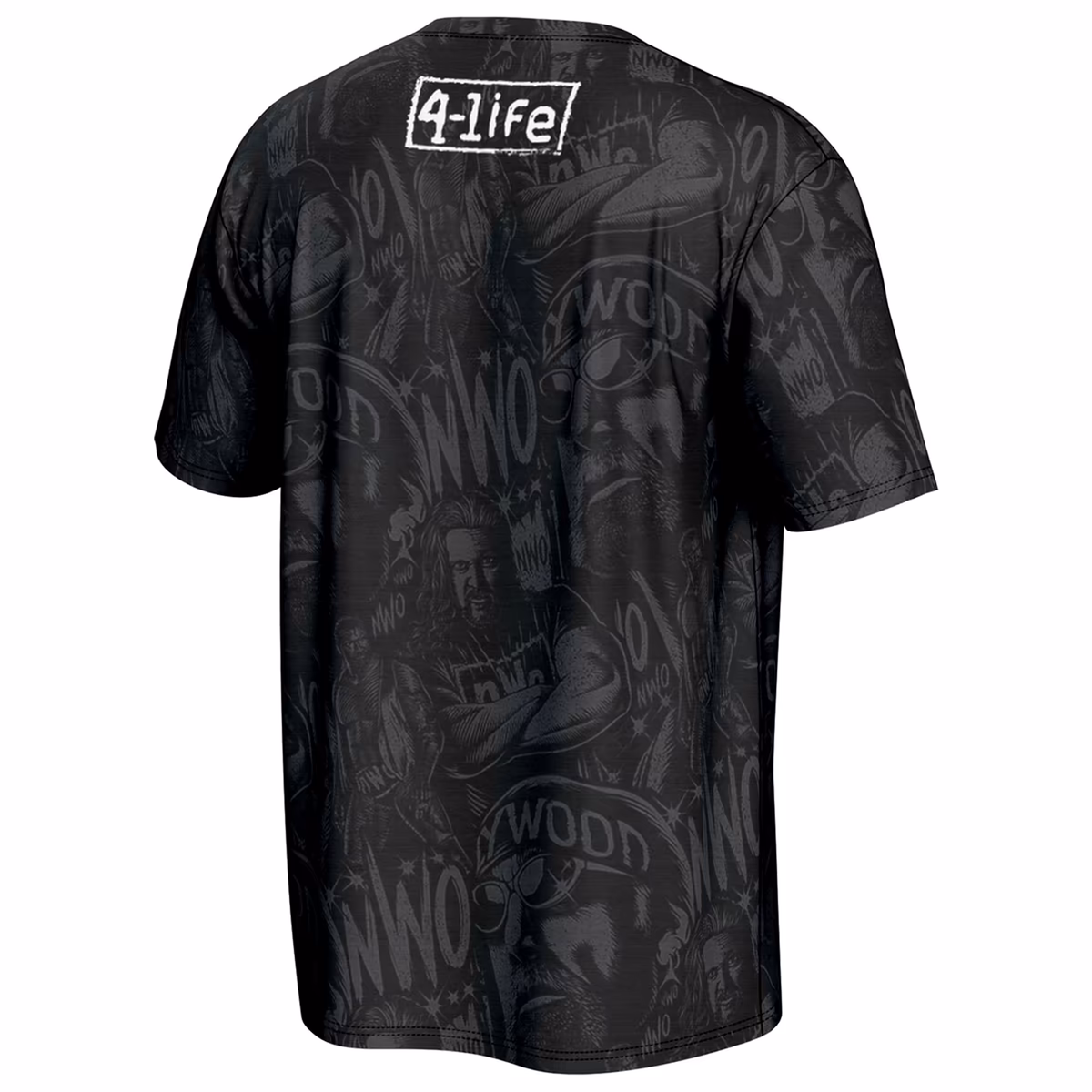 Men's ProSphere Black nWo 4-Life T-Shirt 4 Men's ProSphere Black nWo 4-Life T-Shirt