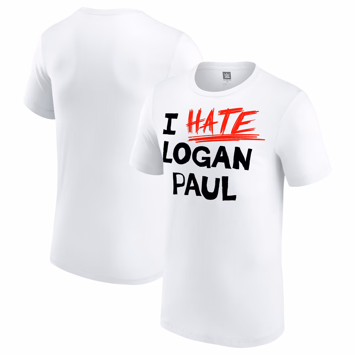 Men's White Logan Paul I Hate Logan Paul T-Shirt 11 Men's White Logan Paul I Hate Logan Paul T-Shirt