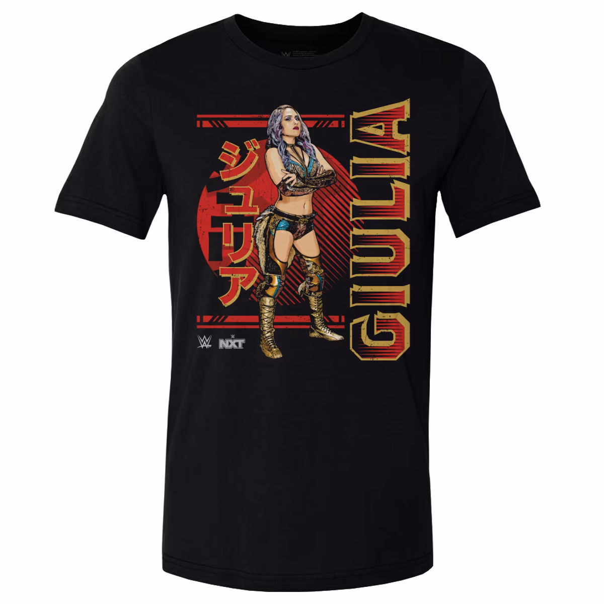 Men's 500 Level  Black Giulia Pose T-Shirt