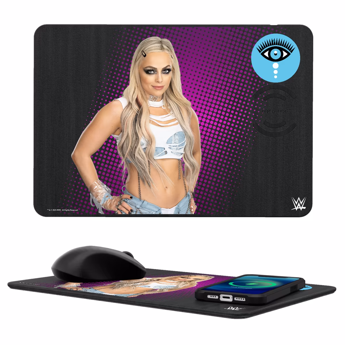 Keyscaper Liv Morgan Superstar Wireless Charger and Mouse Pad 19 Keyscaper Liv Morgan Superstar Wireless Charger and Mouse Pad