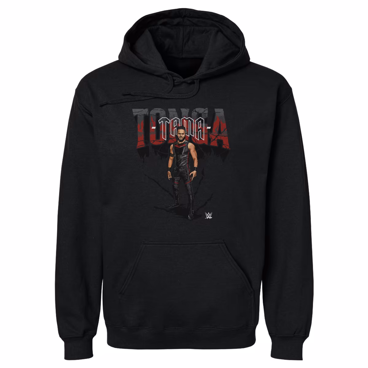 Men's 500 Level Black Tama Tonga Grunge Pullover Hoodie
