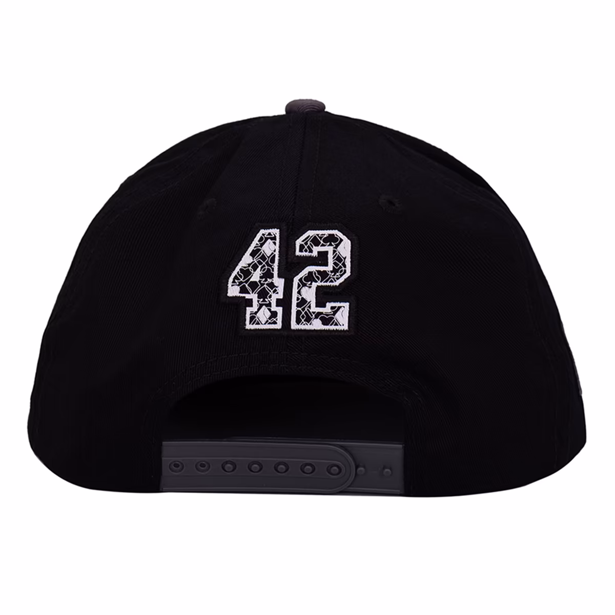 Men's Black WrestleMania 42 Logo Patch Flat Brim Snapback Hat 5 Men's Black WrestleMania 42 Logo Patch Flat Brim Snapback Hat