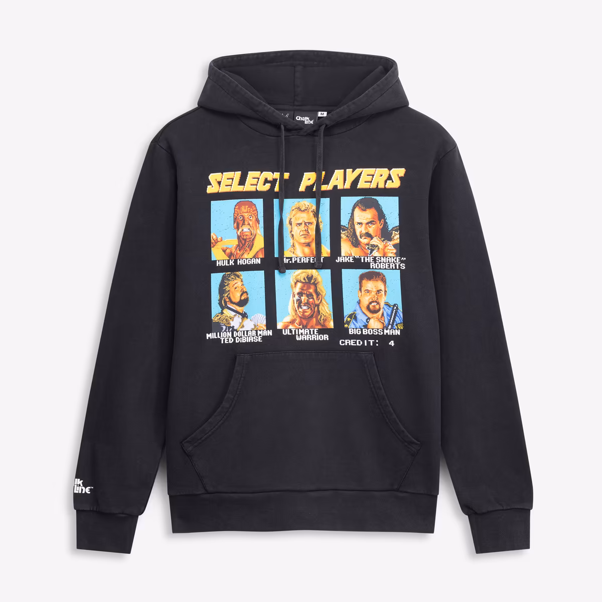 Men's Chalk Line Black Royal Rumble Wrestlefest Player Select Hoodie 3 Men's Chalk Line Black Royal Rumble Wrestlefest Player Select Hoodie