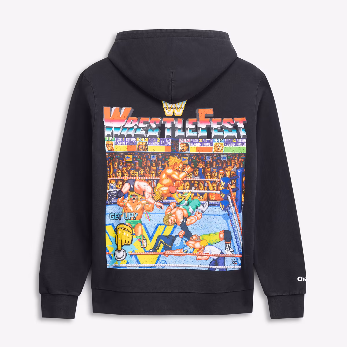 Men's Chalk Line Black Royal Rumble Wrestlefest Player Select Hoodie 4 Men's Chalk Line Black Royal Rumble Wrestlefest Player Select Hoodie