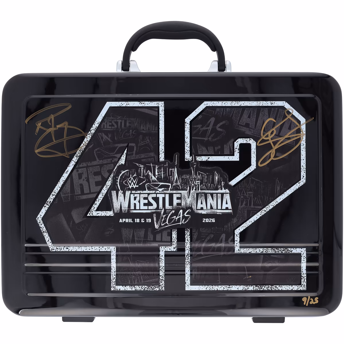 Cody Rhodes & Randy Orton WWE Autographed WrestleMania 42 Briefcase - Limited Edition of 25 1 Cody Rhodes & Randy Orton WWE Autographed WrestleMania 42 Briefcase - Limited Edition of 25
