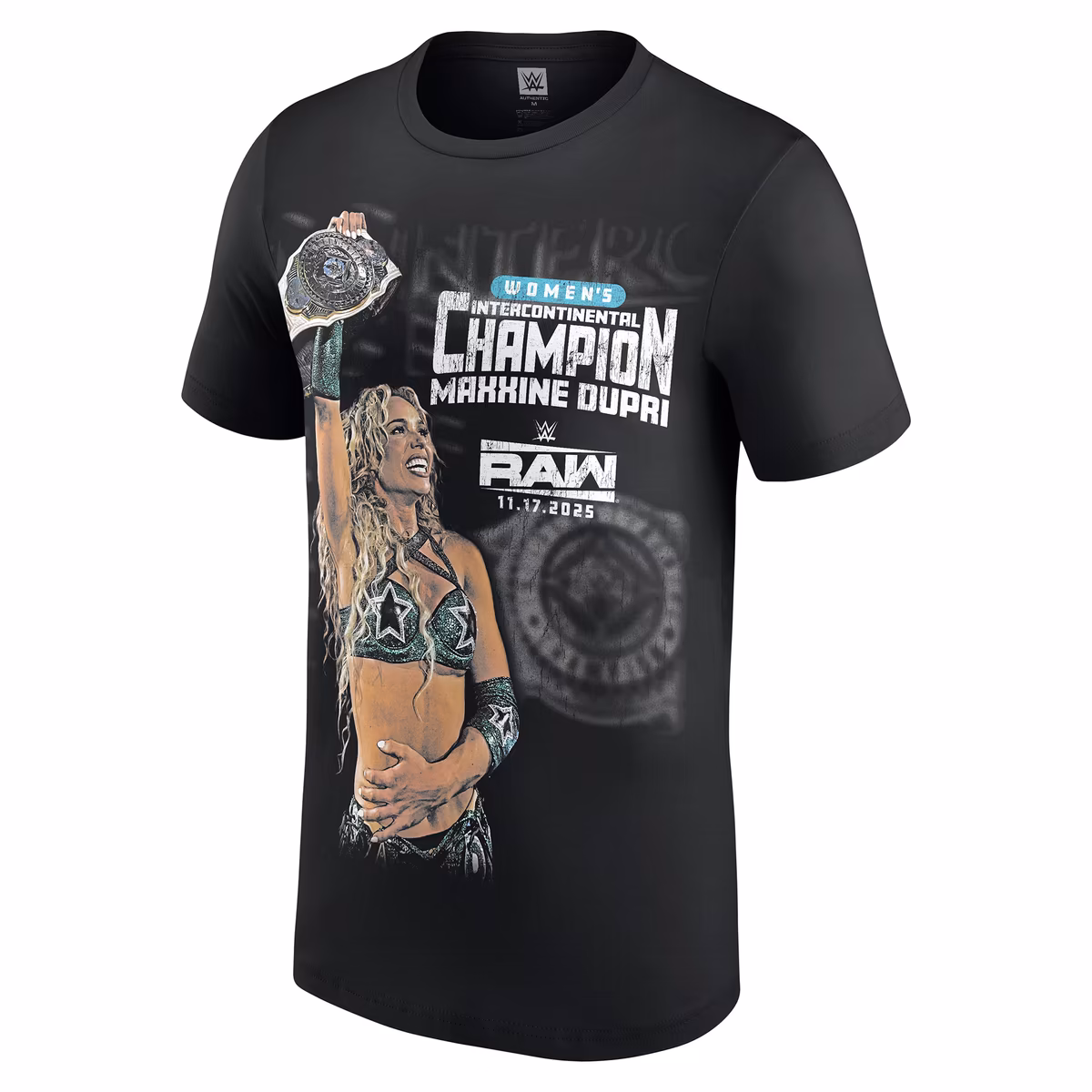 Men's Black Maxxine Dupri Women's Intercontinental Champion T-Shirt 3 Men's Black Maxxine Dupri Women's Intercontinental Champion T-Shirt