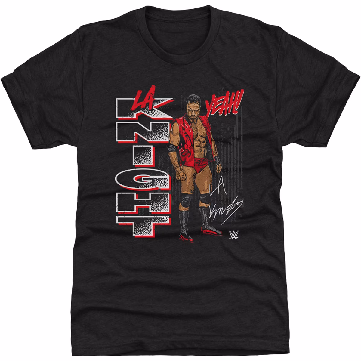 Men's 500 Level Black LA Knight Vertical Tri-Blend T-Shirt 9 Men's 500 Level Black LA Knight Vertical Tri-Blend T-Shirt