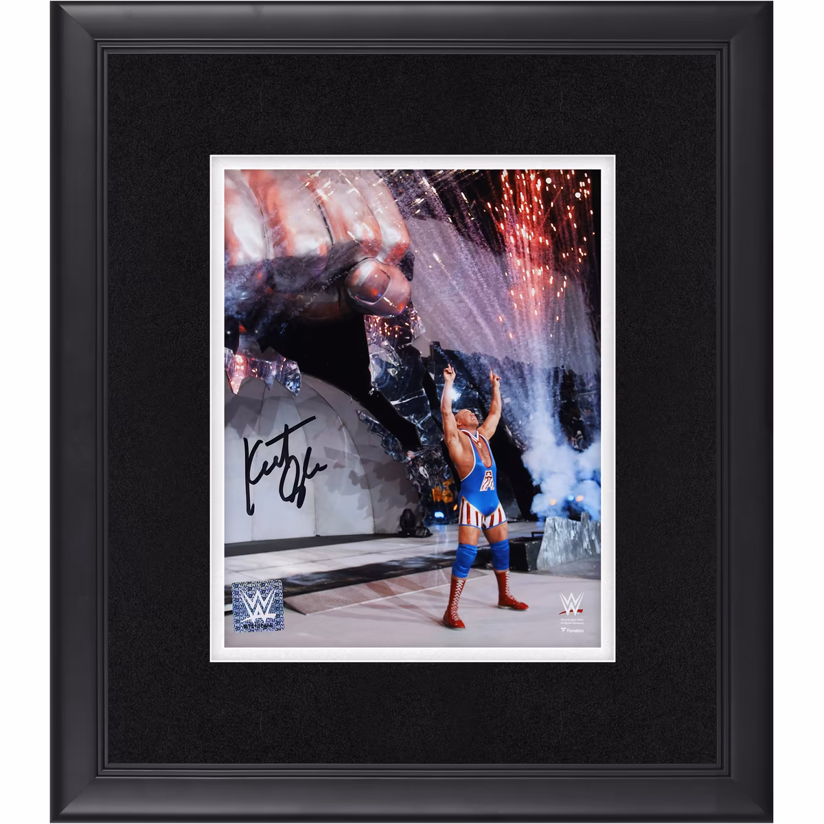 Kurt Angle WWE Autographed Framed 8" x 10" Entrance Photograph 6 Kurt Angle WWE Autographed Framed 8" x 10" Entrance Photograph