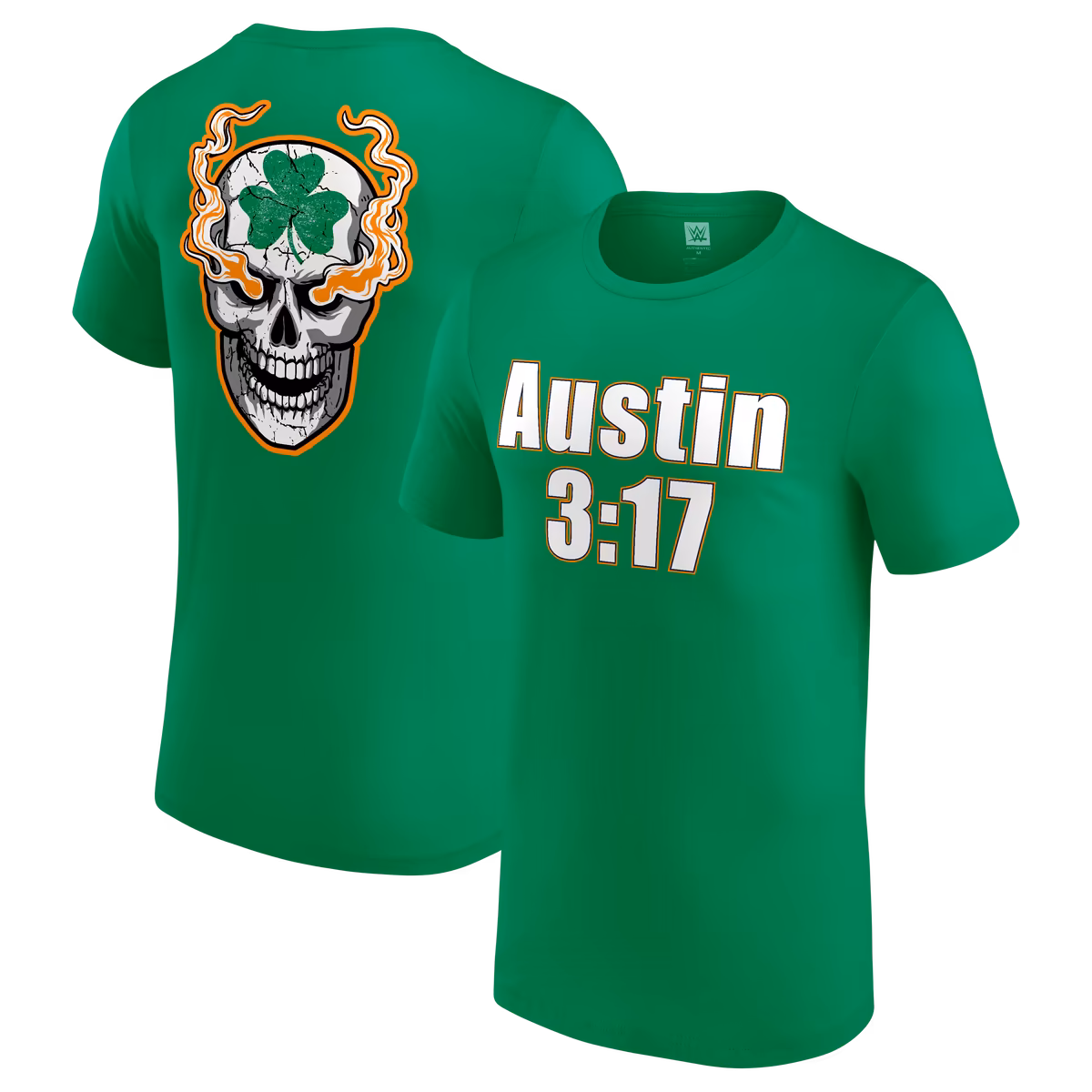 Men's Green "Stone Cold" Steve Austin St. Patrick's Day T-Shirt 1 Men's Green "Stone Cold" Steve Austin St. Patrick's Day T-Shirt