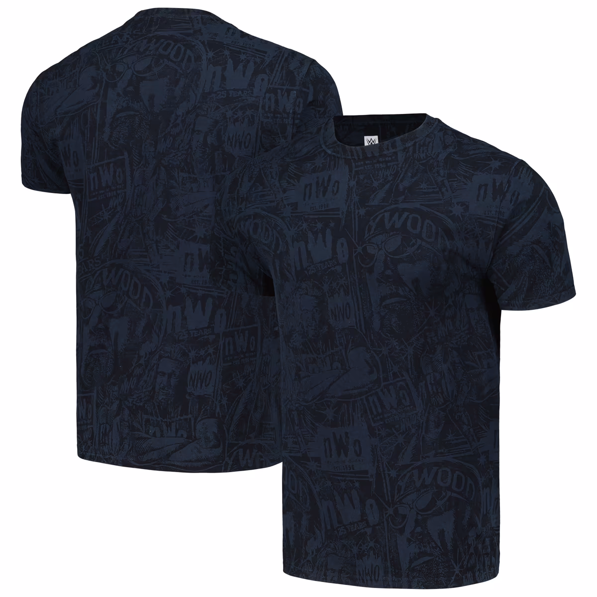 Men's Black nWo Stained Imaging T-Shirt 1 Men's Black nWo Stained Imaging T-Shirt