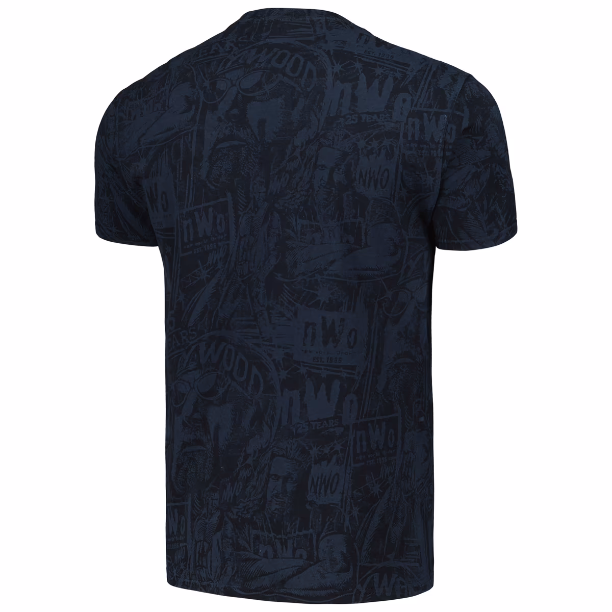 Men's Black nWo Stained Imaging T-Shirt 4 Men's Black nWo Stained Imaging T-Shirt